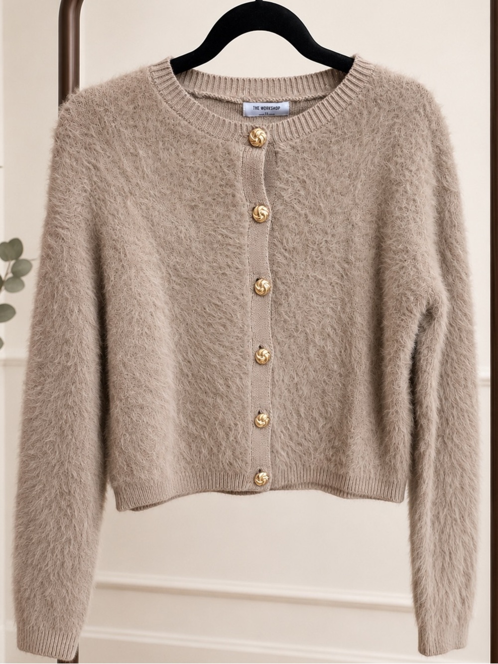 The Workout Cardigan Sweater fuzzy